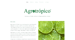 Desktop Screenshot of agrotropico.com